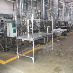 Fabricación de mesas de acero inoxidable