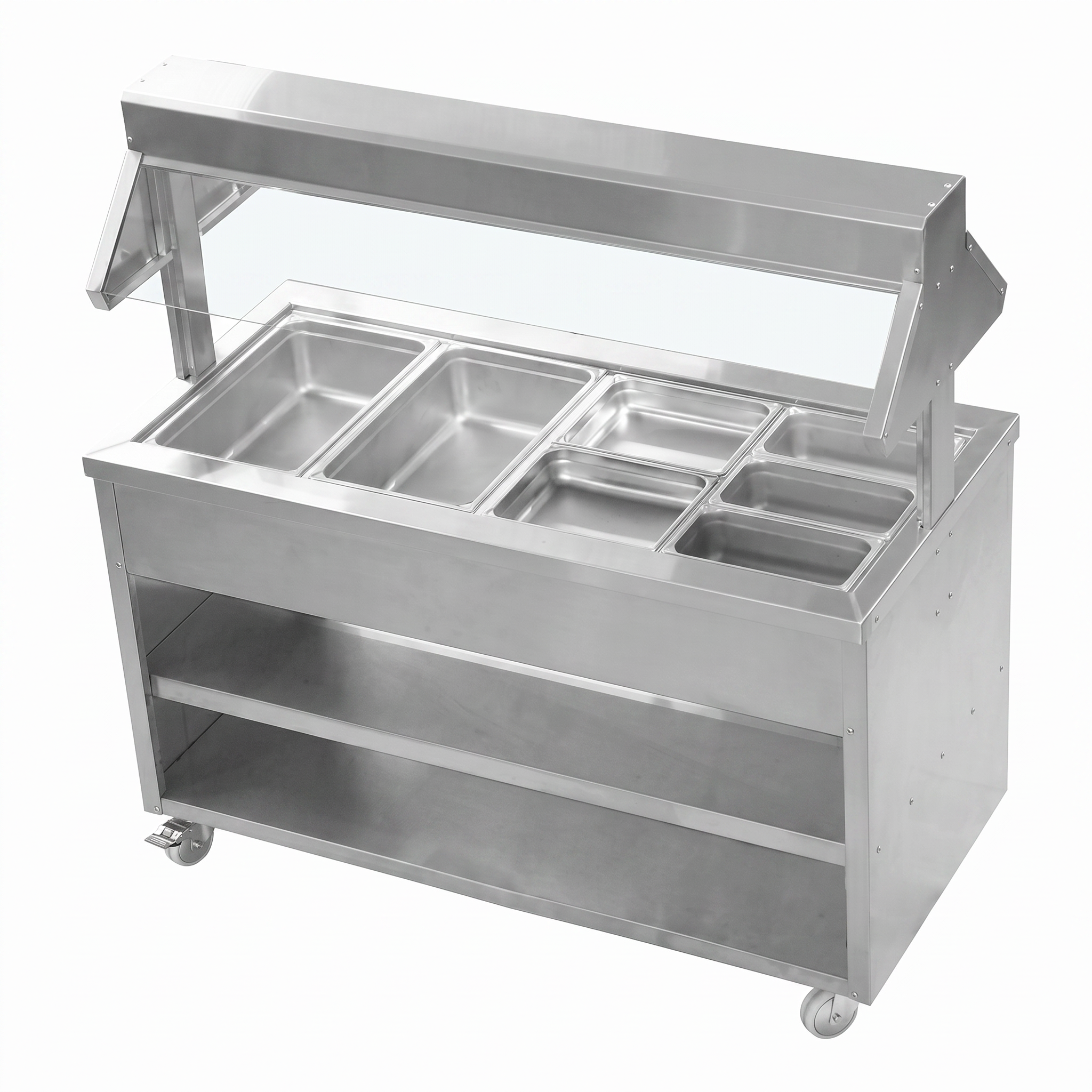 Mesa fría para ensaladas en Mérida
